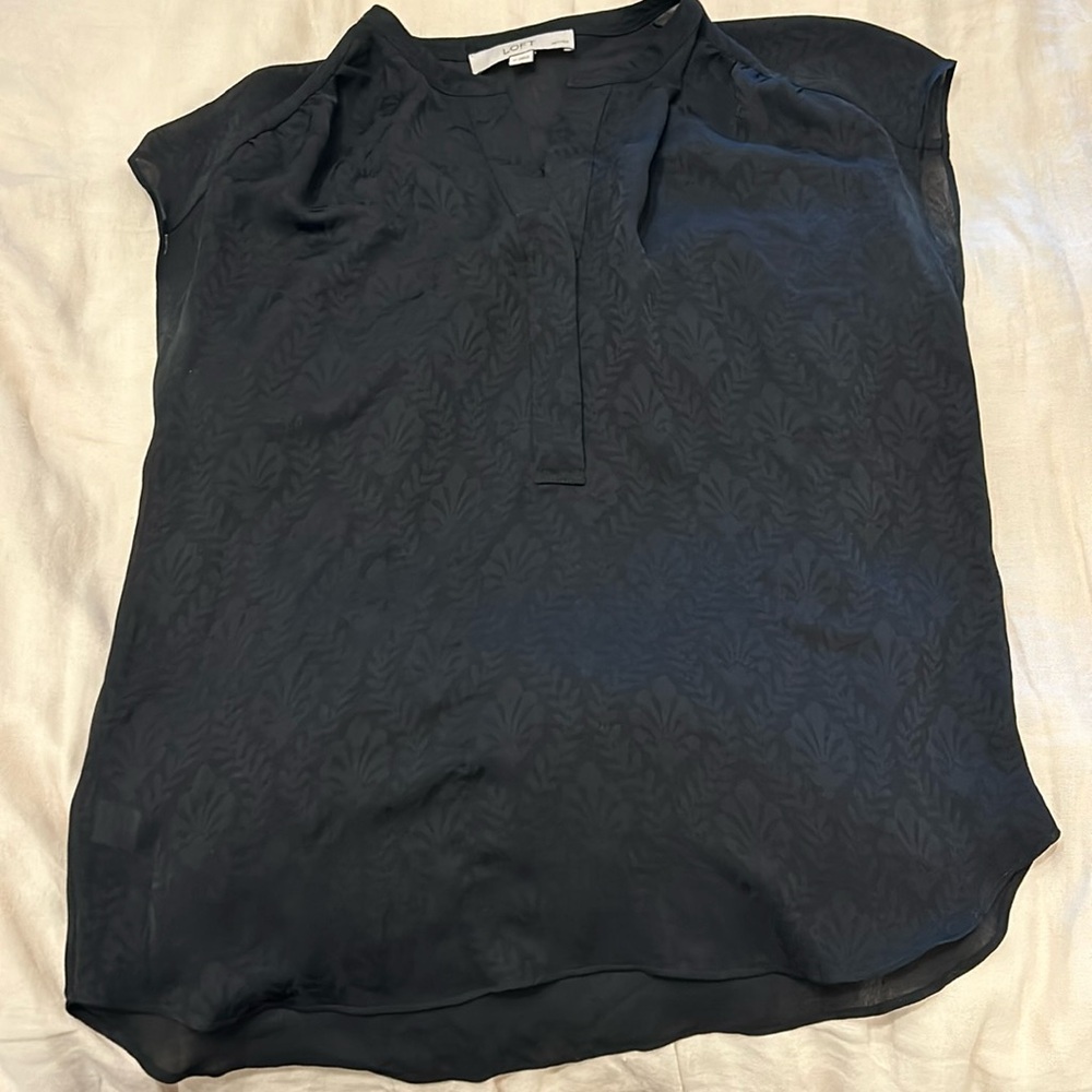 LOFT Black Blouse